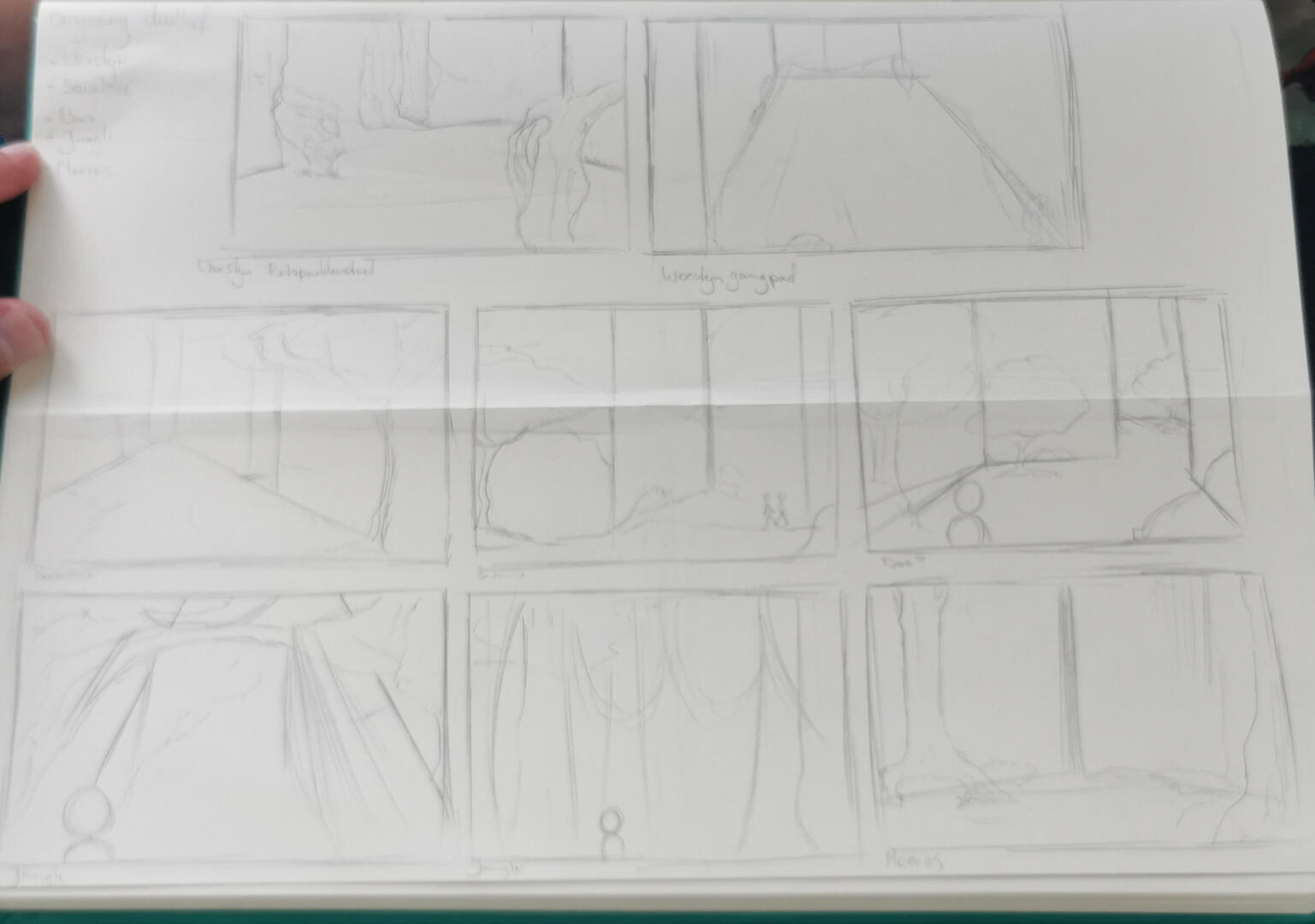 Sketch maze environment design