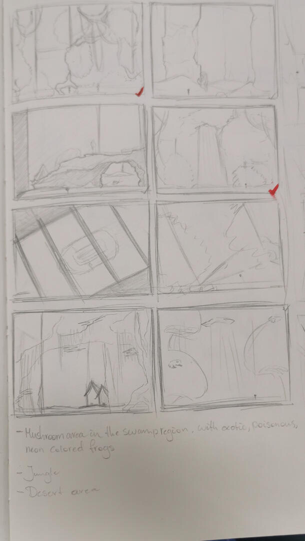 Sketch maze environment design