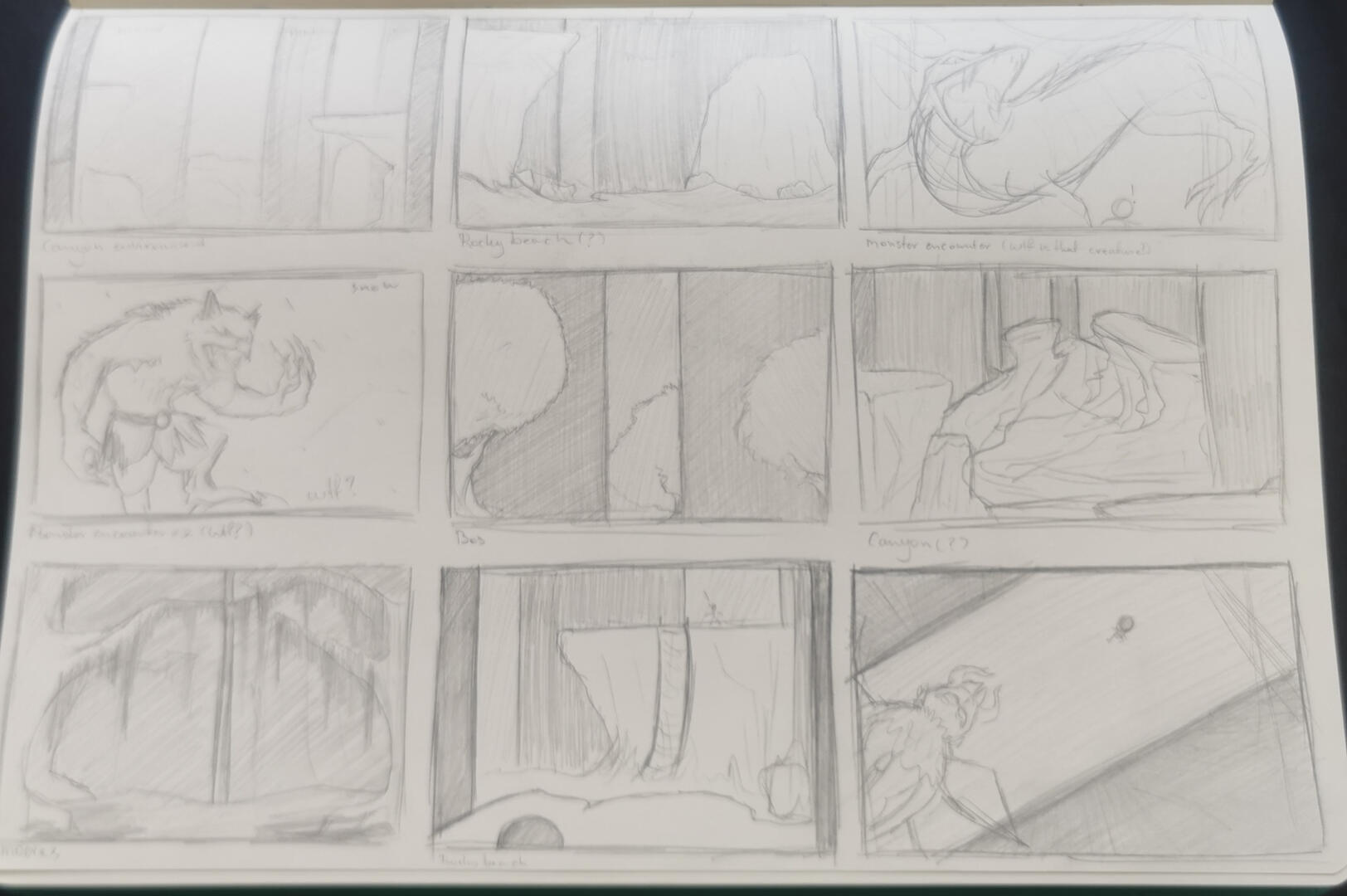 Sketch maze environment design